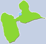 carte de la Guadeloupe