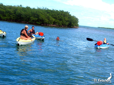 guadeloupe kayak, kayak mer