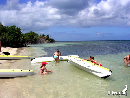 guadeloupe kayak, kayak mer