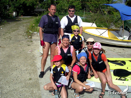 kayak guadeloupe - kayak mer