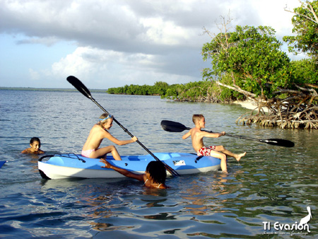 kayak guadeloupe - kayak mer