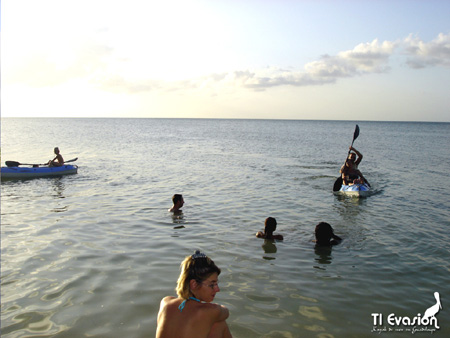 kayak guadeloupe - kayak mer