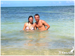 couple, baignade