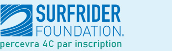 Logo Surfrider Foundation, organisateur Initiatives Océanes nettoyage kayak Ti Evasion Guadeloupe